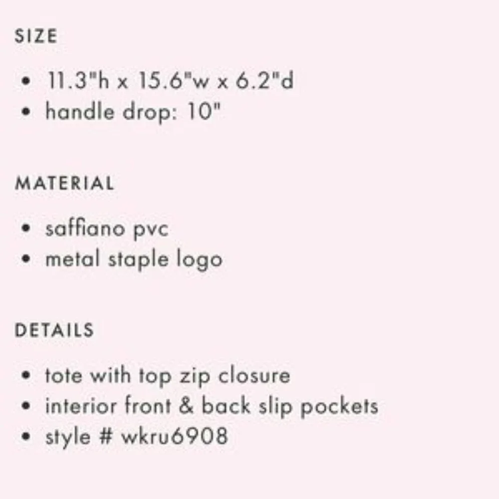 Kate Spade Watermelon Tote! Limited edition - Picture 4 of 5